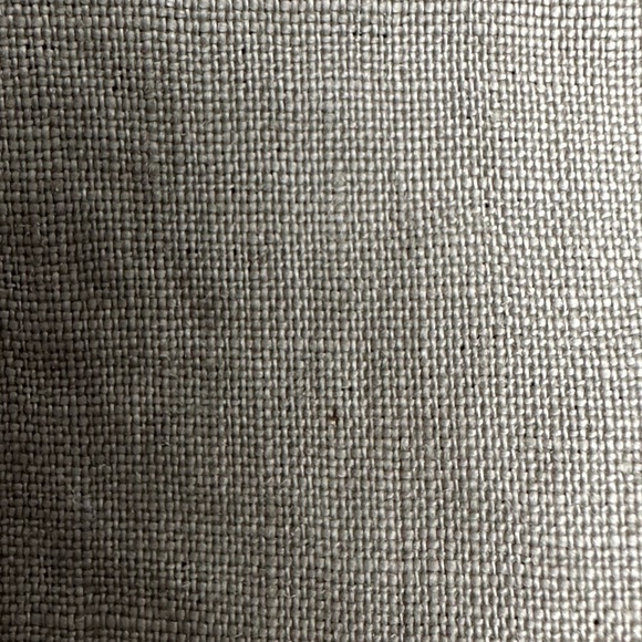 EILEEN Fisher Two Tone Coated Organic Linen Asym Zip Jacket M Stone Brown/Gray - Picture 9 of 10